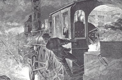 鉄道運転手 19世紀後半 （木版画 作： Unknown artist