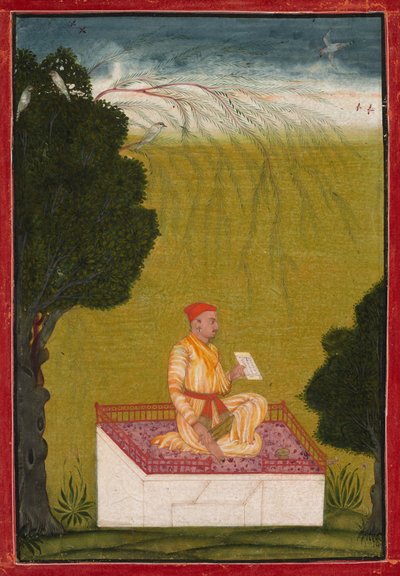 壇上のGulerのRaja Dalip Singh 作： Unknown artist