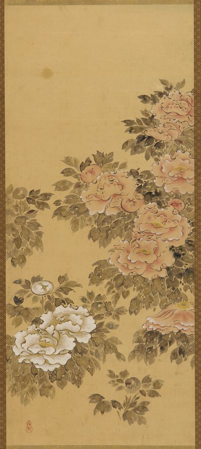 紅白牡丹 作： Unknown artist