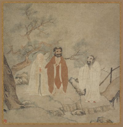 釈迦、老子、孔子 作： Unknown artist
