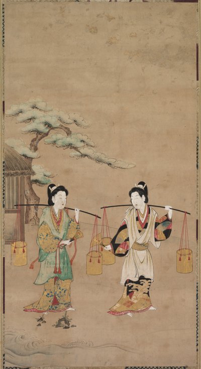 能楽の様子 作： Unknown artist