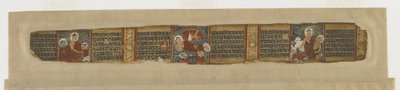 <em>Prajna-paramita</em> 写本からのブッダの生涯の場面 作： Unknown artist