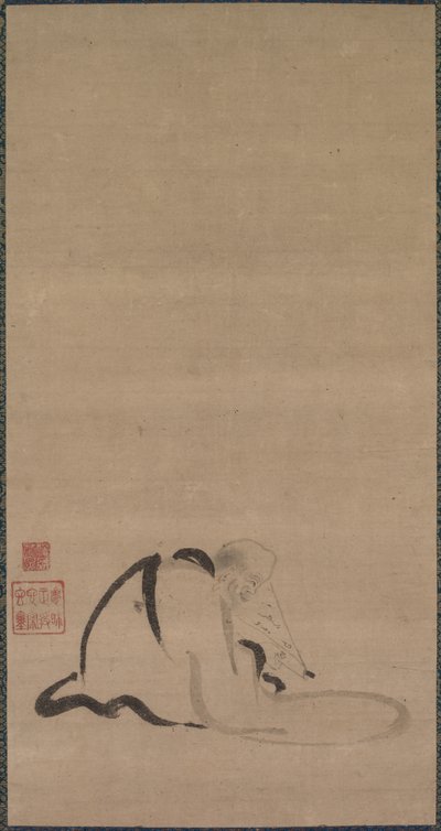 座っている司祭 作： Unknown artist