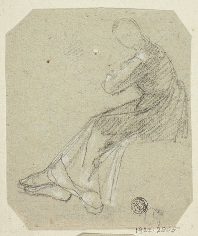 横顔の女性 作： Unknown artist