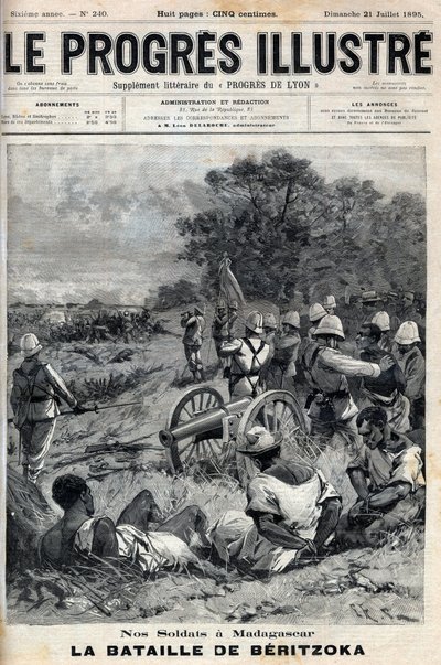 第二次仏領マダガスカル戦争（1895年）6月30日ベリツォカ 作： Unknown artist