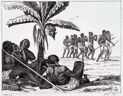Escravos negociando em uma viagem - na “”Pitoresca França””, T.III 作： Unknown artist