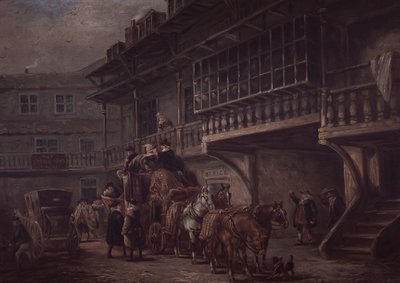 Stagecoach Inn（カラーリトグラフ 作： Unknown artist