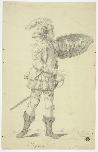盾と剣の立ち絵 作： Unknown artist
