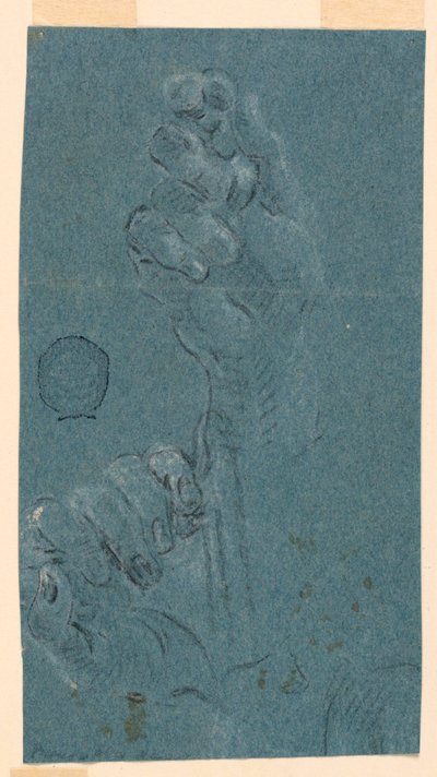 研究: 一対の手 作： Unknown artist