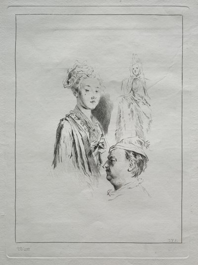 頭の研究 作： Unknown artist