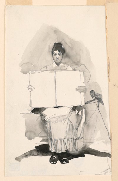 若い女性の研究 作： Unknown artist