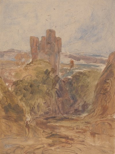 Tantallonin linna (?), työhuone 作： Unknown artist