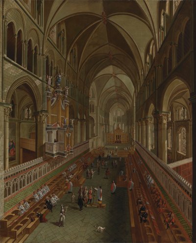 O Coro, Catedral de Canterbury 作： Unknown artist