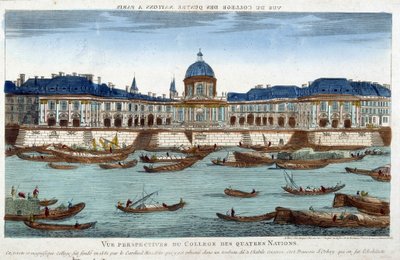 The College of Four Nations - engraving 作： Unknown artist