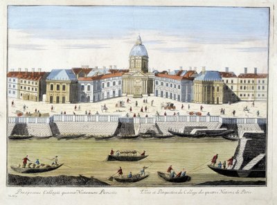 The College of Four Nations - engraving 作： Unknown artist