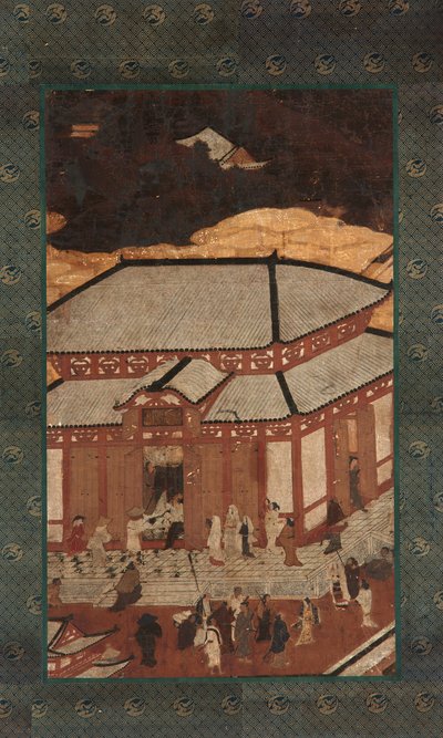 てぇ 大仏殿、 鉾ーじ、 居と 作： Unknown artist