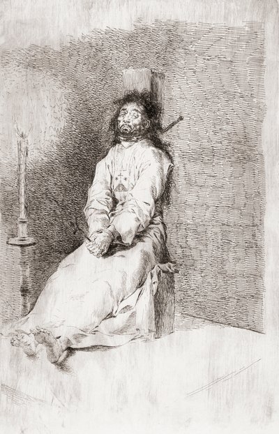 ガロットマン」1780年頃（銅版画 作： Unknown artist