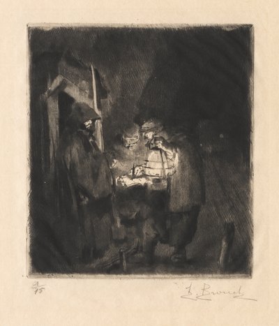 夜のラウンド 作： Unknown artist