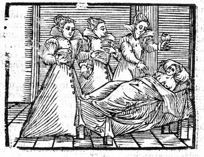 フランチェスコ・グアッチョ著「魔女の死」"Compendium Maleficarum" Milan 1608。 作： Unknown artist