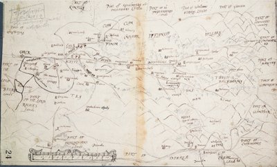 マスカリーの記述 1590年頃（紙、リネン） 作： Unknown artist