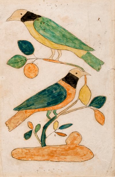 二羽の鳥 作： Unknown artist