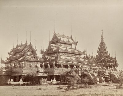 無題（装飾された建物、裏面） 作： Unknown artist