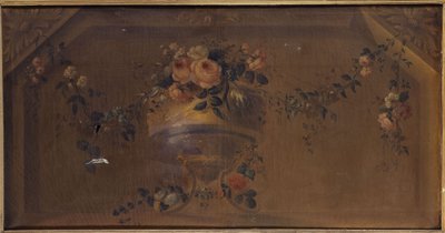ニッチの花瓶1769年から1789年の間（キャンバスに油彩） 作： Unknown artist
