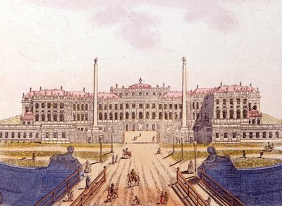 ショーンブルン城の眺め（オーストリア・ウィーン、旧オーストリア皇室の住居）1820年の刻印 作： Unknown artist