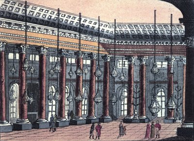 ショーンブルン城（オーストリア皇室の旧居）の儀式用ホールの眺め（1820年の刻印 作： Unknown artist
