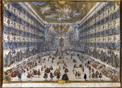 1747年5月28日、オーストリアのレオポルド大公の生誕祭に合わせてミラノの公会堂で撮影された写真。(ハプスブルク家のロレーヌ家のレオポルド2世）（1747年〜1792年 作： Unknown artist