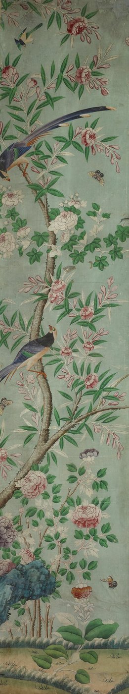ウォールパネル鳥と花 作： Unknown artist