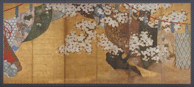 風よけと桜 作： Unknown artist