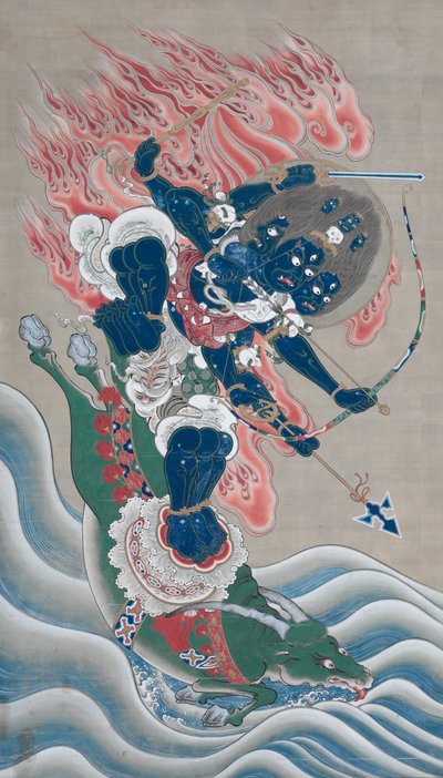 大威力の叡智王（だいとく明王） 作： Unknown artist