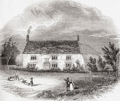 イングランド、リンカンシャー州ウールストホープ・バイ・コルスターワース、ウールストホープ邸：A Pictorial Museum, pub.1847 作： Unknown artist