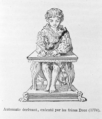 1776年にドロス兄弟が製作したライターオートマトン。 作： Unknown artist