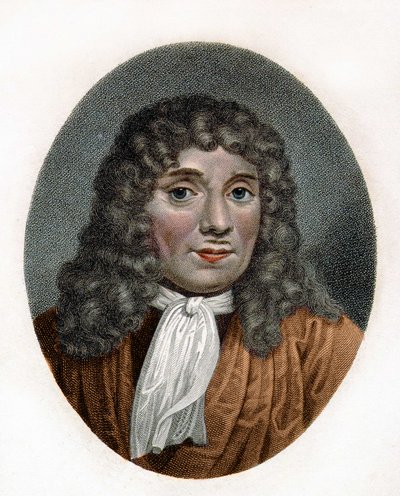 Antonie Van LeeuwenhoekまたはAnton van Leeuwenhoek、またはLeeuvenhoek、またはLeeuwenhoeckの肖像。18世紀に描かれました。 作： Unknown artist