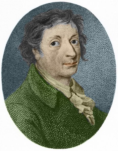 フランツ・カール・アシャールの肖像。フランス系ドイツ人の化学者（1753年～1821年）。 作： Unknown artist