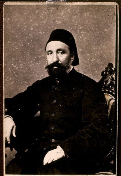 Ahmed Selik MIDHAT Pasha (1822-1863) オスマン帝国の政治家（写真）。 作： Unknown photographer
