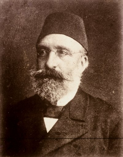 Ahmed Selik MIDHAT Pasha (1822-1863) オスマン帝国の政治家（写真）。 作： Unknown photographer