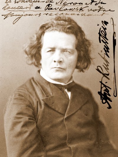 アントン・グリゴリエヴィチ・ルービンシュタイン（Anton Grigorievich Rubinstein）。ロシアのピアニスト、作曲家（b at Vykhvatintsy, near Podolsk 作： Unknown photographer