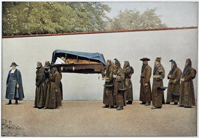 病人を病院に運ぶ慈善ジャムの兄弟たち（イタリア、19世紀後半 作： Unknown photographer