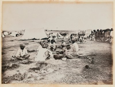 スアキン・フィールド・フォースの第15（ベンガル）先住民歩兵隊のキャンプ 作： Unknown photographer
