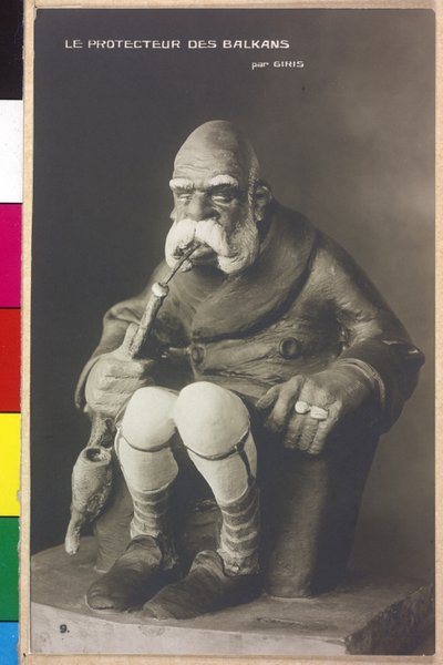 フランツ・ヨーゼフ1世の風刺画 作： Unknown photographer