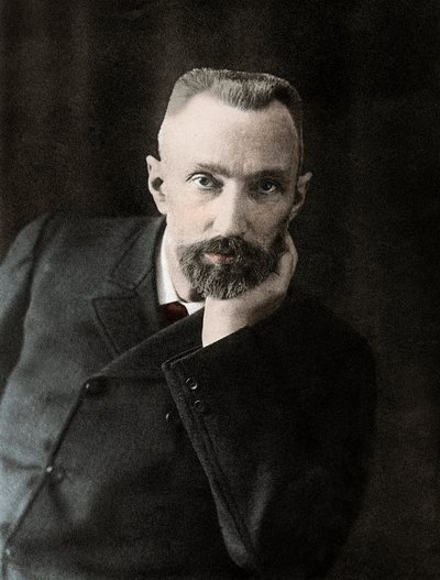 フランスの物理学者ピエール・キュリー - ピエール・キュリー（1859-1906）の肖像画。 作： 未知の写真家