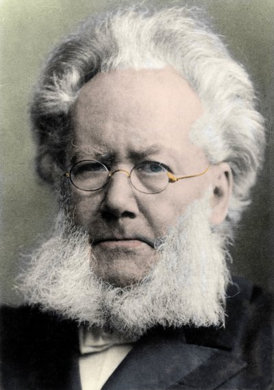 HENRIK IBSEN (1828-1906) ノルウェーの詩人・劇作家 - Henrik (Henri) Johan Ibsen (1828-1906) ノルウェーの劇作家の肖像 作： Unknown photographer