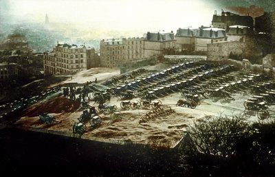 モンマルトルでは政府の大砲がパリに脅威を与えている 火星 18 作： Unknown photographer