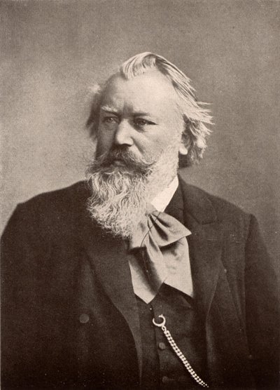 ヨハネス・ブラームス（1833-1897） 作： 未知の写真家