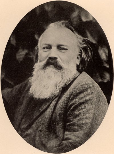 ヨハネス・ブラームス（1833-1897）ドイツの作曲家 作： Unknown photographer