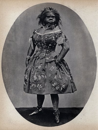 レ・モンスター、ラ・ファム・チエン写真、19世紀後半、パリColl.セルバ。 作： Unknown photographer