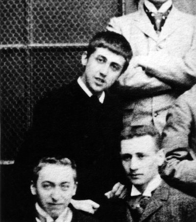 パリの高校のマルセル・プルースト (1871-1922)、c. 1887年 作： Unknown photographer